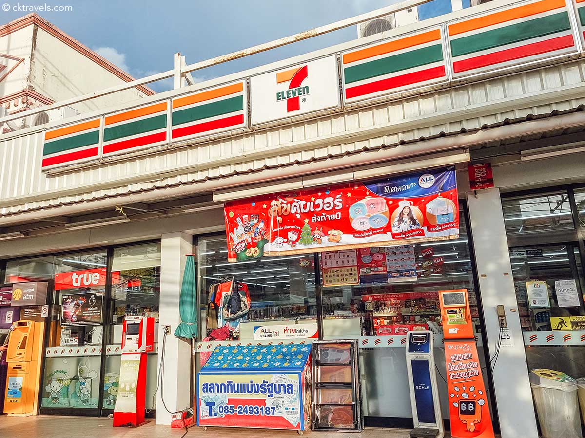 7-11 grocery shopping thailand